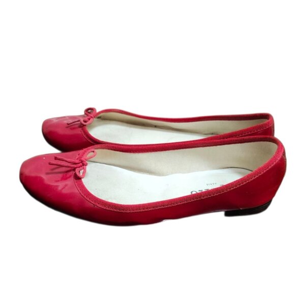 Repetto Cendrillon ballet Red Enamel Limited Edition Rare Popular Size 39 EU - Picture 8 of 14